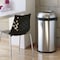 Simplehuman 16 gal Round Indoor Metal Can, Brushed, Stainless Steel, 16.1 in CW1407 - alternate 3